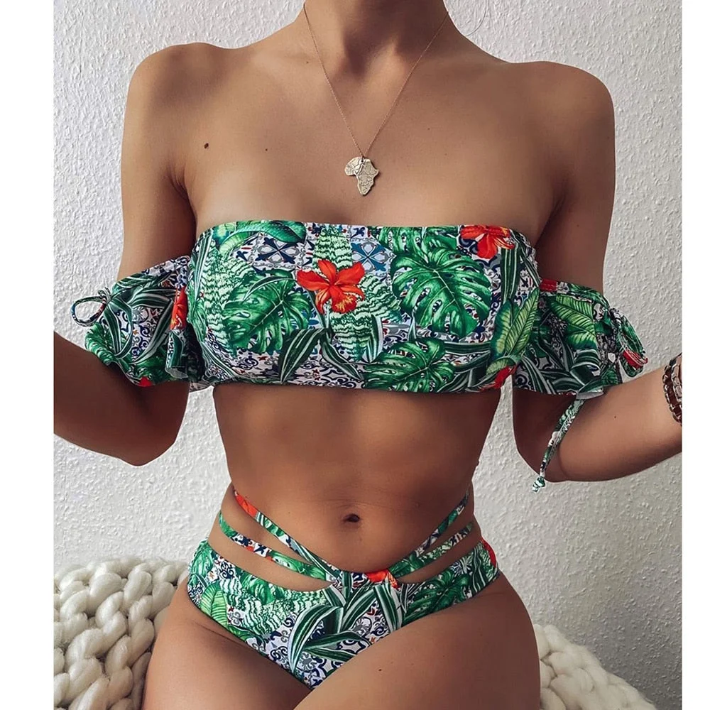 Swimsuit Thong Female Bathing Brazilian Women Swimwear Biquini Suit Sexy Up Bikinis Push Mujer Solid 2021 New Bottom Bikini Set