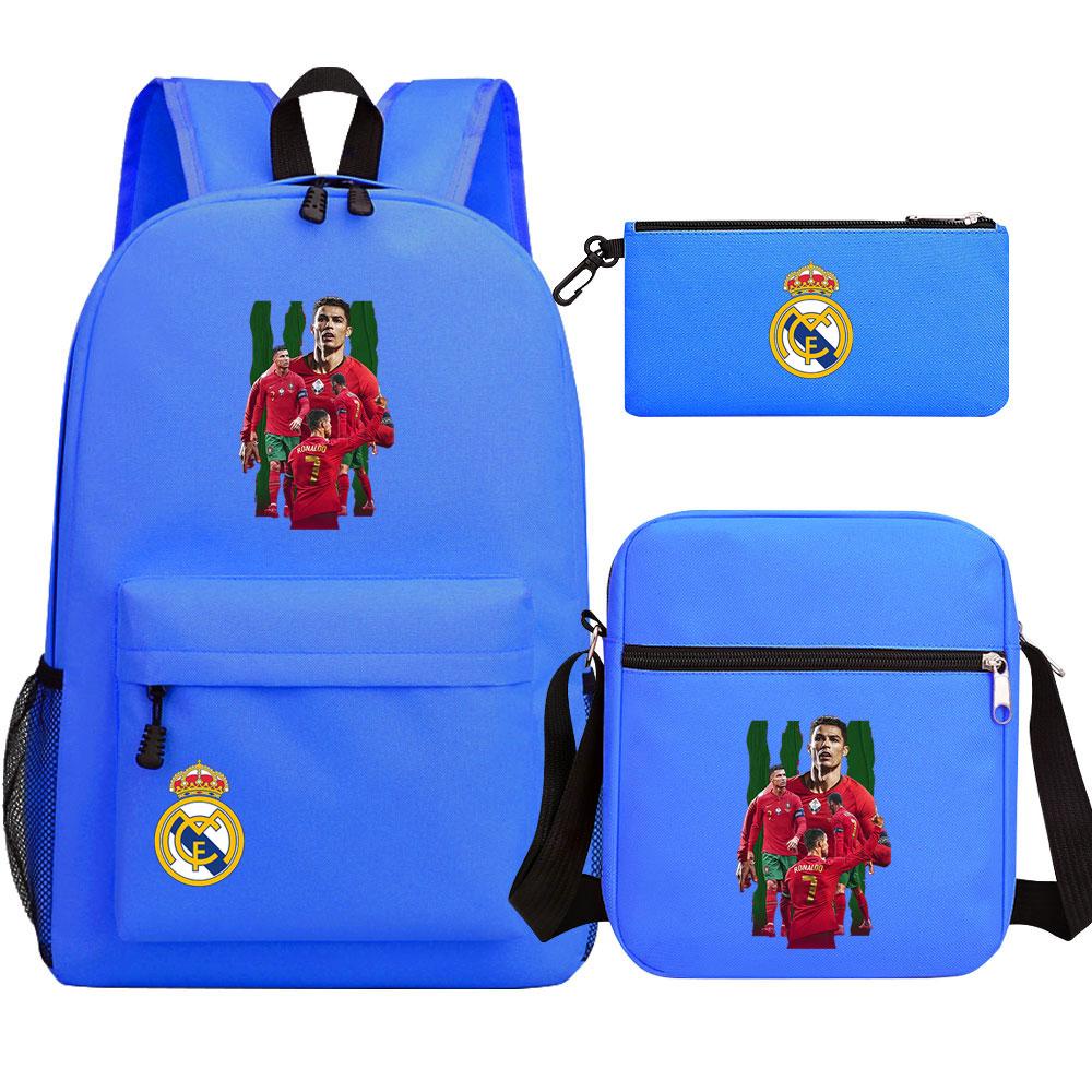 Mayoulove Cristiano Ronaldo Backpack Large Capacity Durable Design for School and Outdoor Activities-Mayoulove