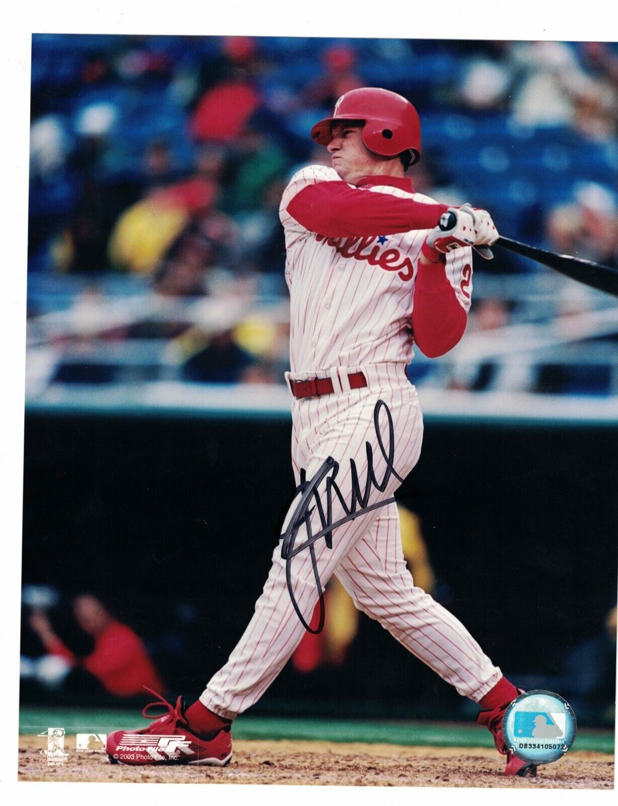 Jason Michaels Philadelphia Phillies Signed 8 x 10 Photo Poster painting W/Our COA LML3