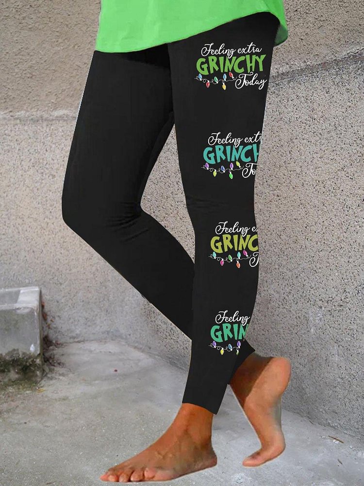 grinch yoga pants