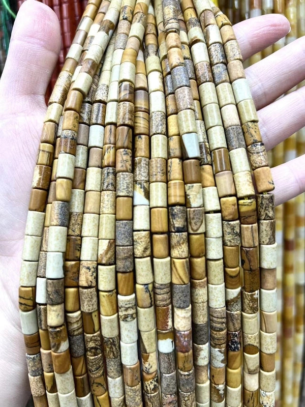 1 Set 6*8mm 1-1.5mm Natural Stone Crystal Agate Round Beads