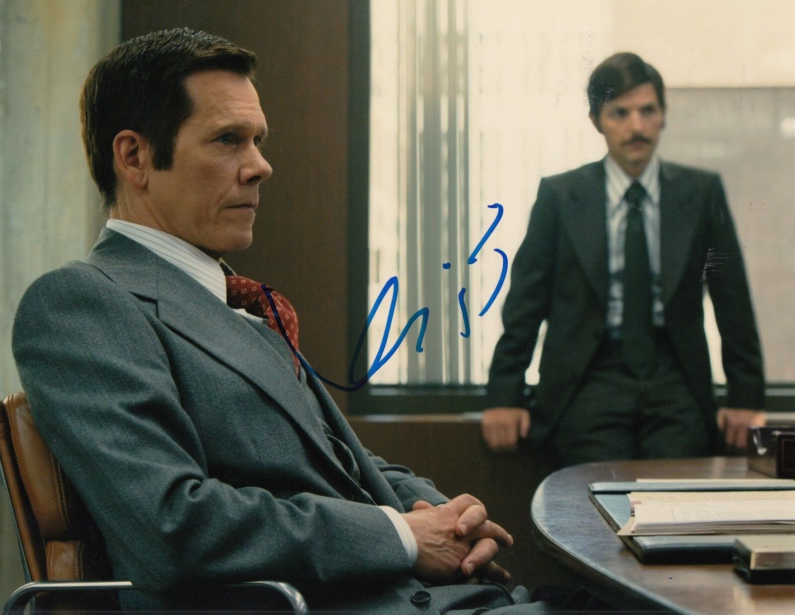 KEVIN BACON signed *BLACK MASS* 8X10 Photo Poster painting *PROOF* W/COA FBI Agent Charles