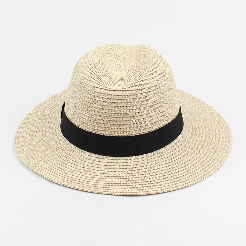 Fashion Wide Brim Sunscreen Sunshade Straw Fisherman Hat