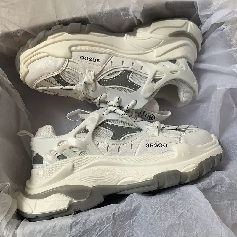 Yyvonne Designer Classic Women's Vulcanize Shoes Retro Platform Casual Sneakers Women Leisure Jogging Shoes Fashion Vulcanized Sneaker