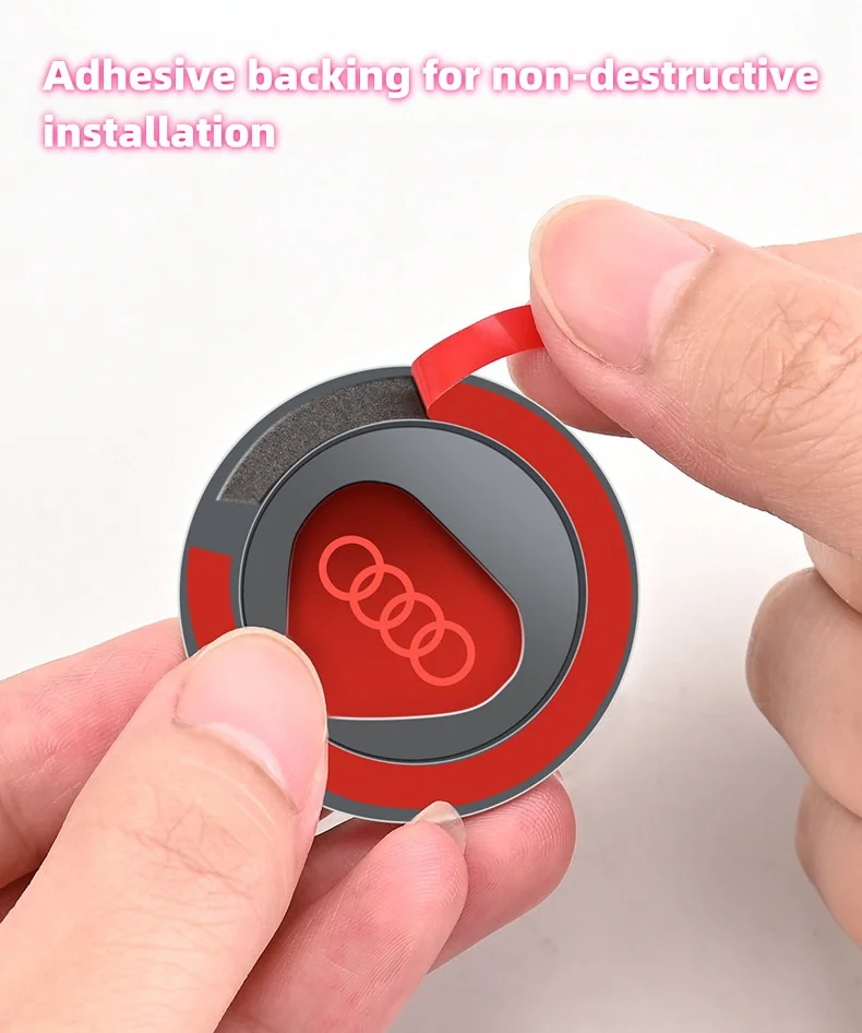 "Crystal Heart" car one-button start protective cover