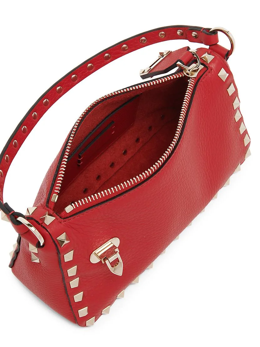 Valentino Garavani Rockstud Leather Shoulder Bag