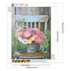 [Stock limité - Peinture diamant]Bouquet sur chaise-partiel spécial diamant peinture-30 * 40cm