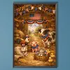 Diamond Painting -DIY Round Drill Independence Day Farm(60*40CM)