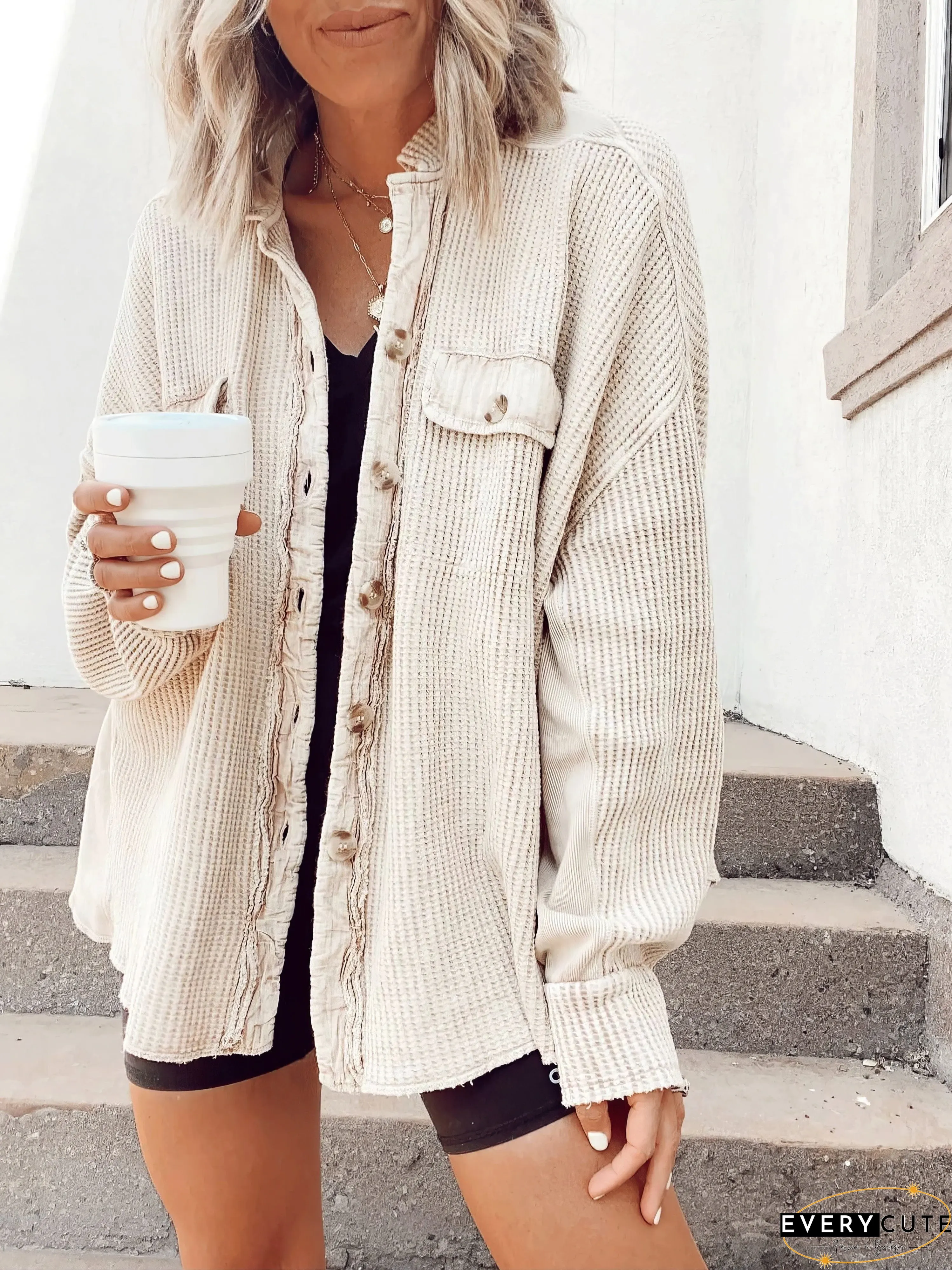 Warm Knitted Long Cardigan