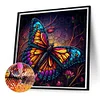 Diamond Painting-Square AB Drill Flower Butterfly(35*35CM)