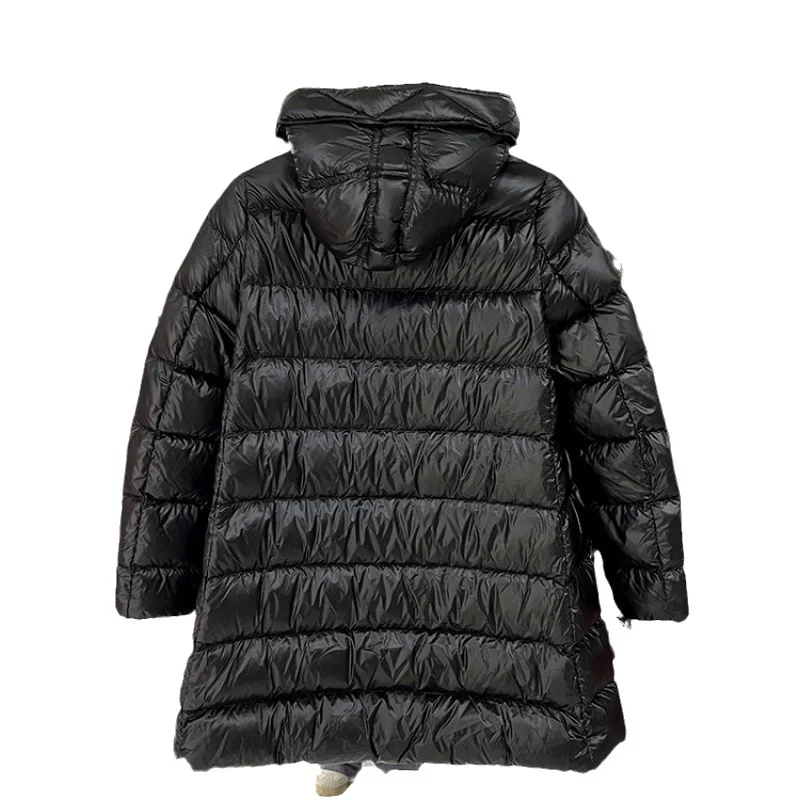Toloer Autumn And Winter New High-End 90 White Duck Down Down Jacket Female In Long Hooded Show Thin Reduce Age Ins Coat Tide-Outfit Ideas