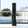 30W LED+COB High Power Flashlight USB Rechargeable 800LM Zoomable Flashlight