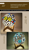 DIY Turkish Mosaic Art Light Material Package Handmade Night Lamp Design Kit