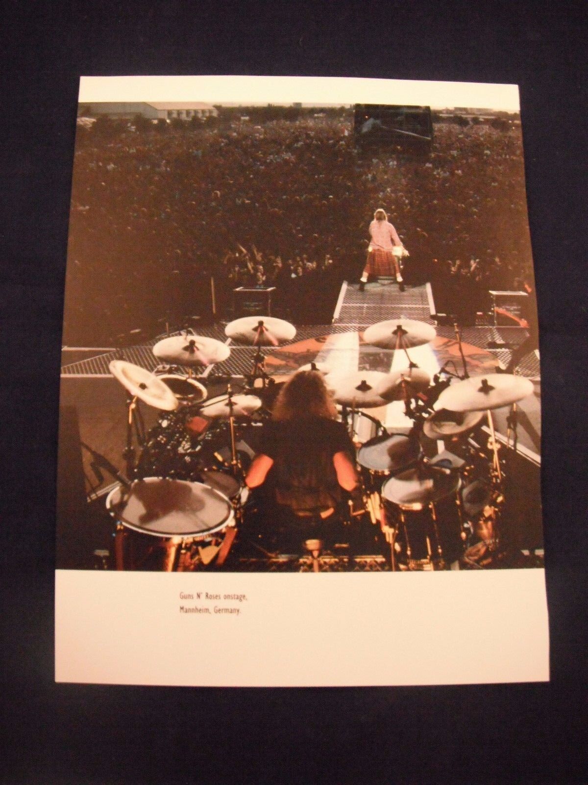 Guns N Roses GnR Coffee Table Book Photo Poster painting Page Axl Germany