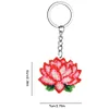 Bead Embroiderys - Lotus Beaded Counted Cross Stitch Ornament Kit for Adults Beginners