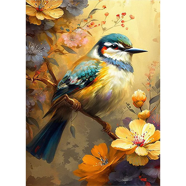 【Huacan Brand】Kingfisher 11CT Stamped Cross Stitch 40*56CM