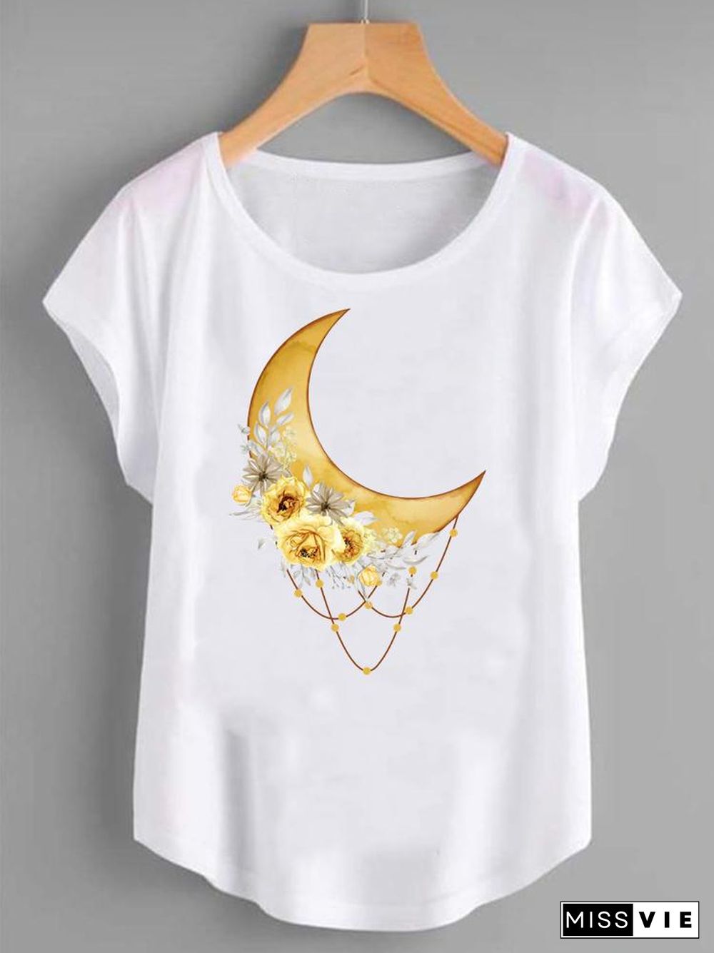 90S Love Heart Trend Graphic T Top Women Print Summer T-Shirts Clothing Fashion Shirt Female Short Sleeve Cartoon Tee T-Shirt