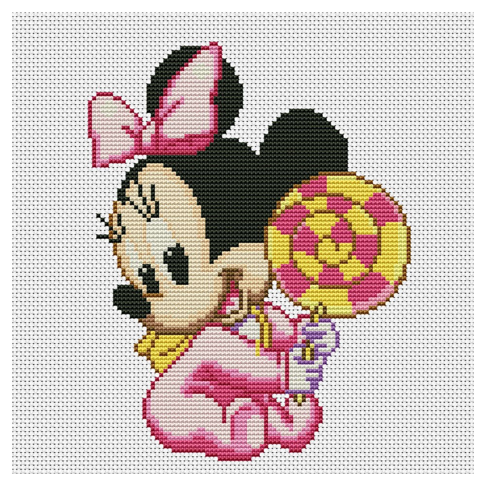 

Cartoon - 11CT Stamped Cross Stitch - 30*30CM, 501 Original