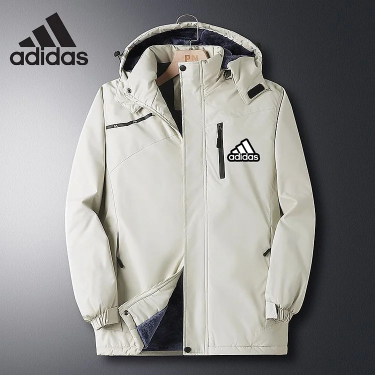 Zimní teplá větruodolná a nepromokavá outdoorová bunda Adidas