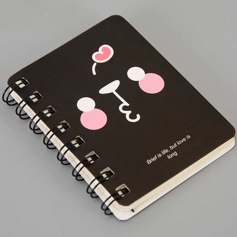 1 Piece Cartoon School Paper Preppy Style Loose Spiral Notebook