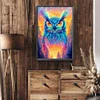 (40*60cm)DIY Full Round Drill Diamond Painting-Owl