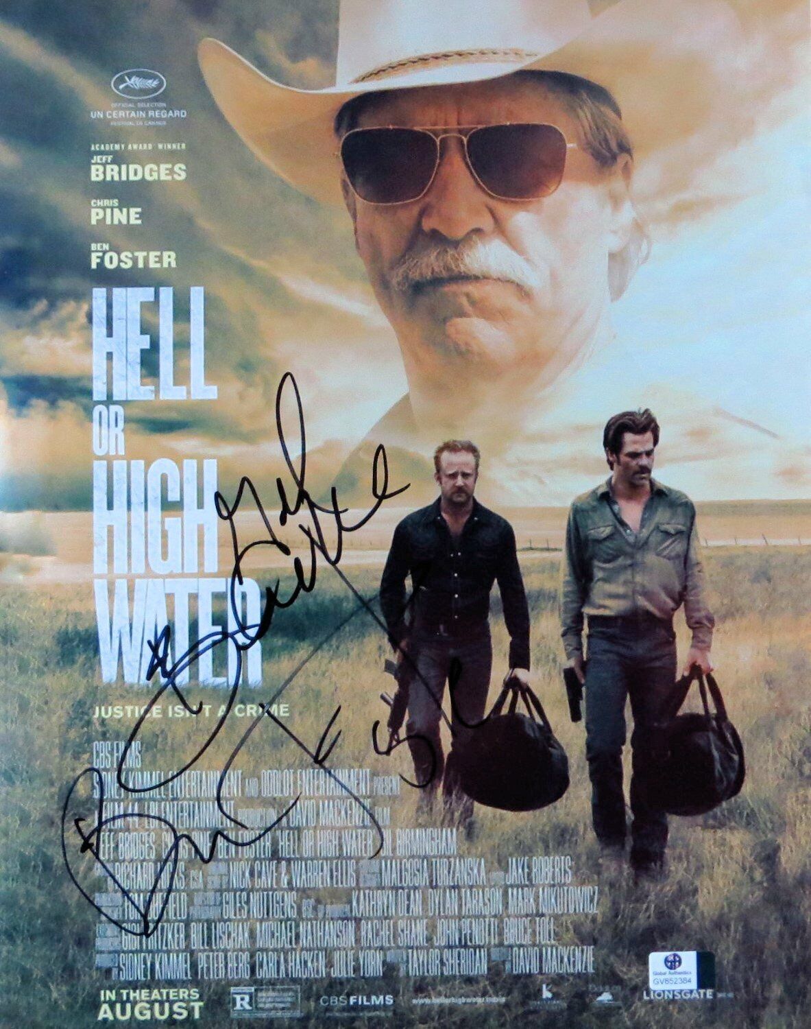 Ben Foster Gil Birmingham Autographed 11X14 Photo Poster painting Hell or High Water 852384