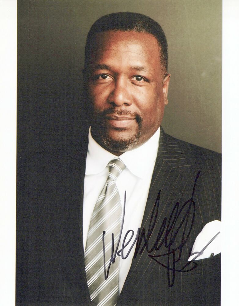 Wendell Pierce head shot autographed Photo Poster painting signed 8x10 #1