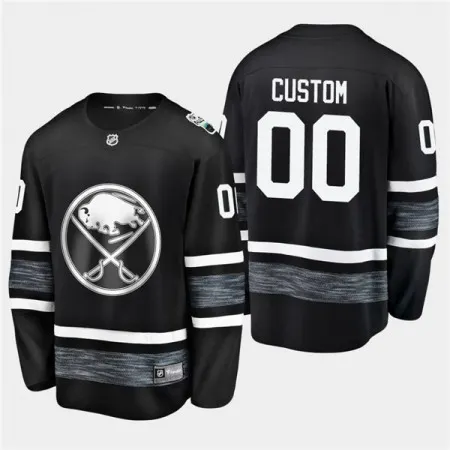 Men's  Buffalo Sabres Custom 2019 NHL All Star Black Stitched Jersey