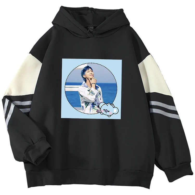 BTS RM KOYA Colorblock Hoodie