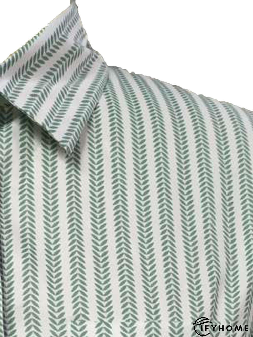 Summer Season Casual Shirt Collar Stripes Short Sleeve Men's Shirt & Top | IFYHOME