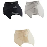 Gamehomew High Waist With Buckle Abdomen Hip Lift Boxers Flat Belly Women Thong Lingerie Postpartum Panties Body Shaping Shorts