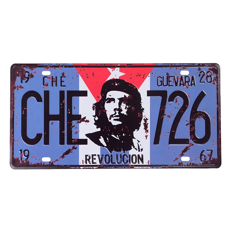 CHE 726 - permis de plaque d’immatriculation de voiture ancienne - 5.9x11.8inch