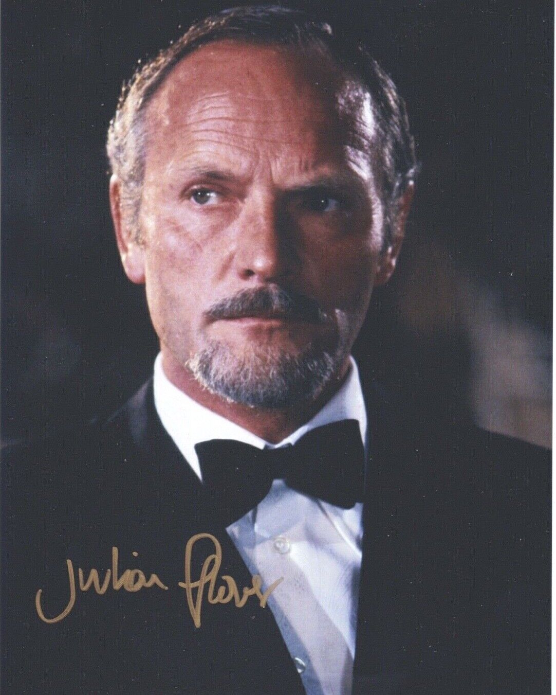 Signed Original Color Photo Poster painting of Julian Glover of For Your Eyes Only