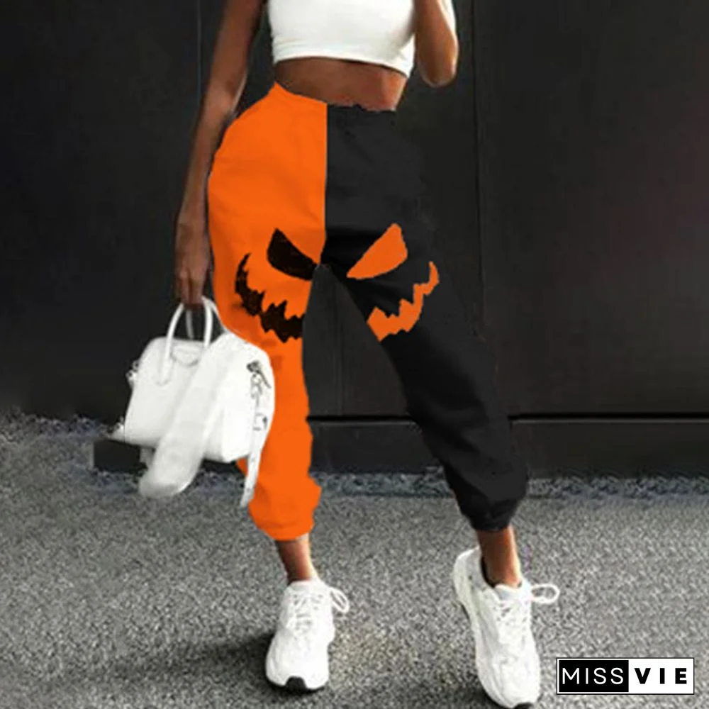 Halloween Print Sweatpants