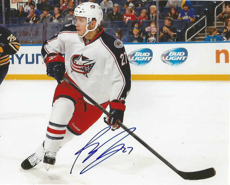 Columbus Blue Ryan Murray Signed Autographed 8x10 NHL Photo Poster painting COA B