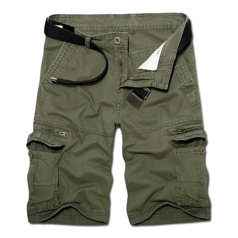 MEN'S MULTI-POCKET CARGO SHORTS (BELT EXCLUDED) 26822139M