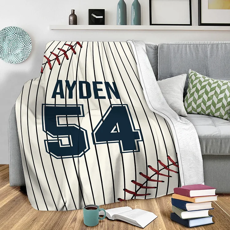 Personalized Baseball Blanket For Comfort & Unique|BKKid215