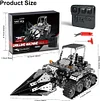 3D Metal Puzzle Electric Drill Model Toy, 1250 + Pieces RC Metal Assembled Model, 3D Vehicle Puzzle Construction Kit Gifts