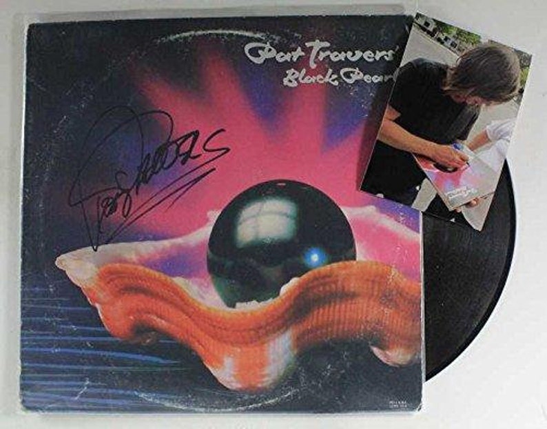 Pat Travers Signed Autographed Black Pearl