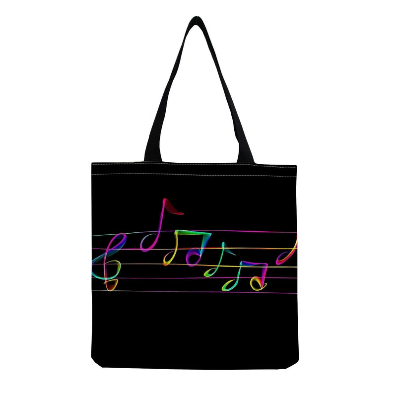 Source Piano Printed Casual Bag Harajuku Style Fashion Shoulder Bag Student Large Capacity Handbag