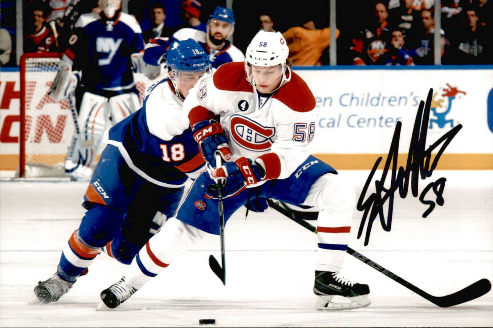 Sven Andrighetto SIGNED 4x6 Photo Poster painting MONTREAL CANADIENS / COLORADO AVALANCHE #10