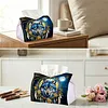 Wolf Dreamcatcher DIY PULeather Diamond Painting Tissue Box for Adults Beginners Gem Art Painting Napkin Holder for Living Room Bedroom Bathroom Table Decor