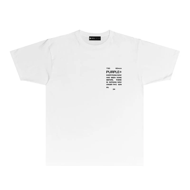 Purple 2023 new fashion T-shirt short sleeves