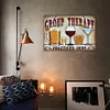 Groupe de bi&egrave;re glac&eacute;e - Panneaux en &eacute;tain m&eacute;tallique(20*30cm/30*40cm) - Bi&egrave;re