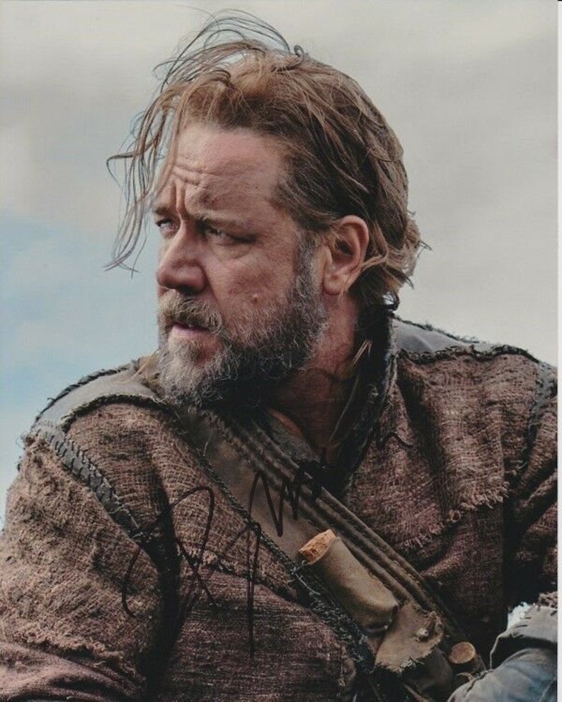 Russell crowe signed autographed noah Photo Poster painting