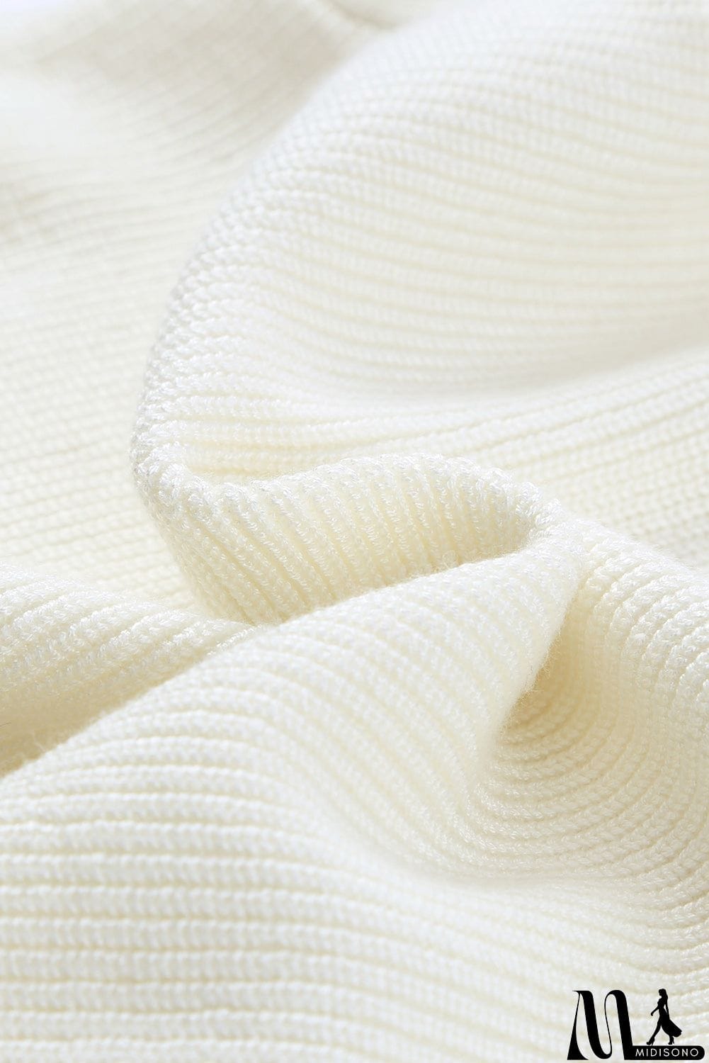 MidiSono - Ribbed Sleeveless Cropped Top