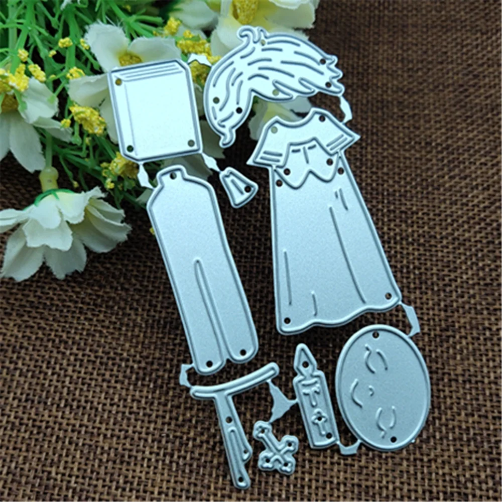 Nigikala Pure Angel Metal Cutting Dies Stencils For DIY Scrapbooking Decorative Embossing Handcraft Die Cutting Template