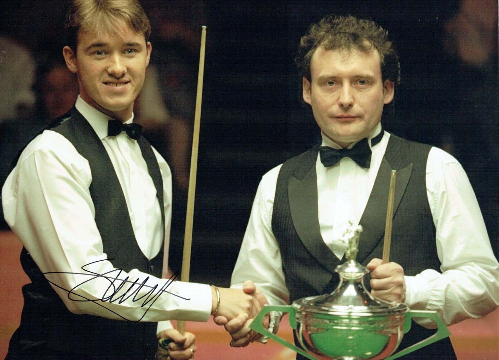 Stephen HENDRY 2018 Signed Autograph 16x12 SNOOKER Photo Poster painting B AFTAL COA Crucible