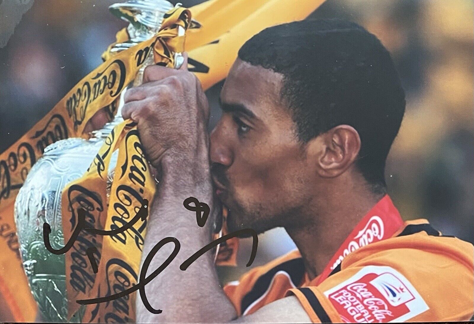 Karl Henry Genuine Hand Signed Wolverhampton Wanderers 6X4 Photo Poster painting