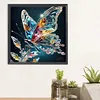 Crystal Butterfly-Full Round Diamond Painting 30*30CM